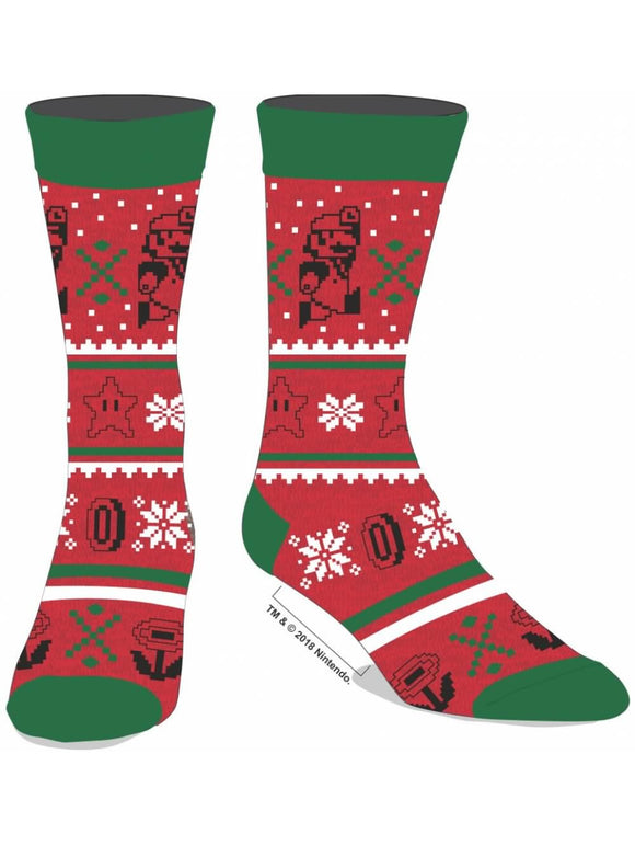 Super Mario Christmas Socks