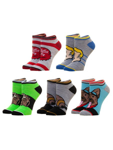 Fallout 5 Pack Ankle Socks