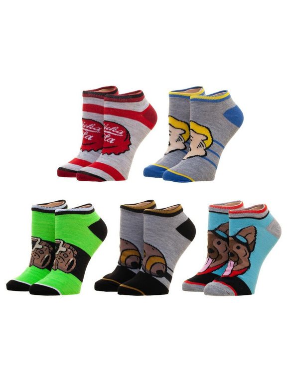 Fallout 5 Pack Ankle Socks